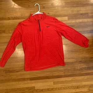 Red nike dri fit